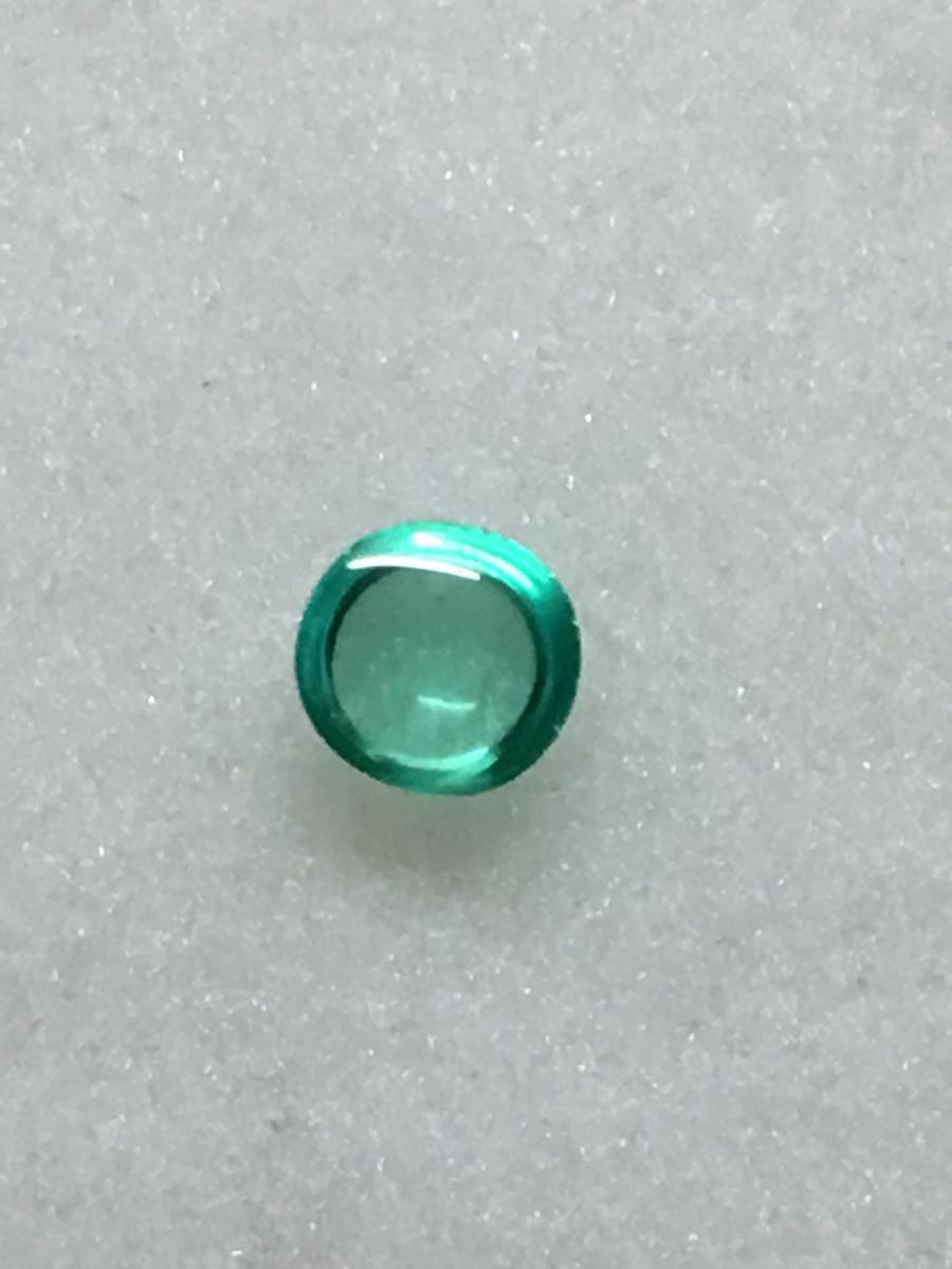 [60 times magnifier clean ] emerald cat's-eye 0.385ct