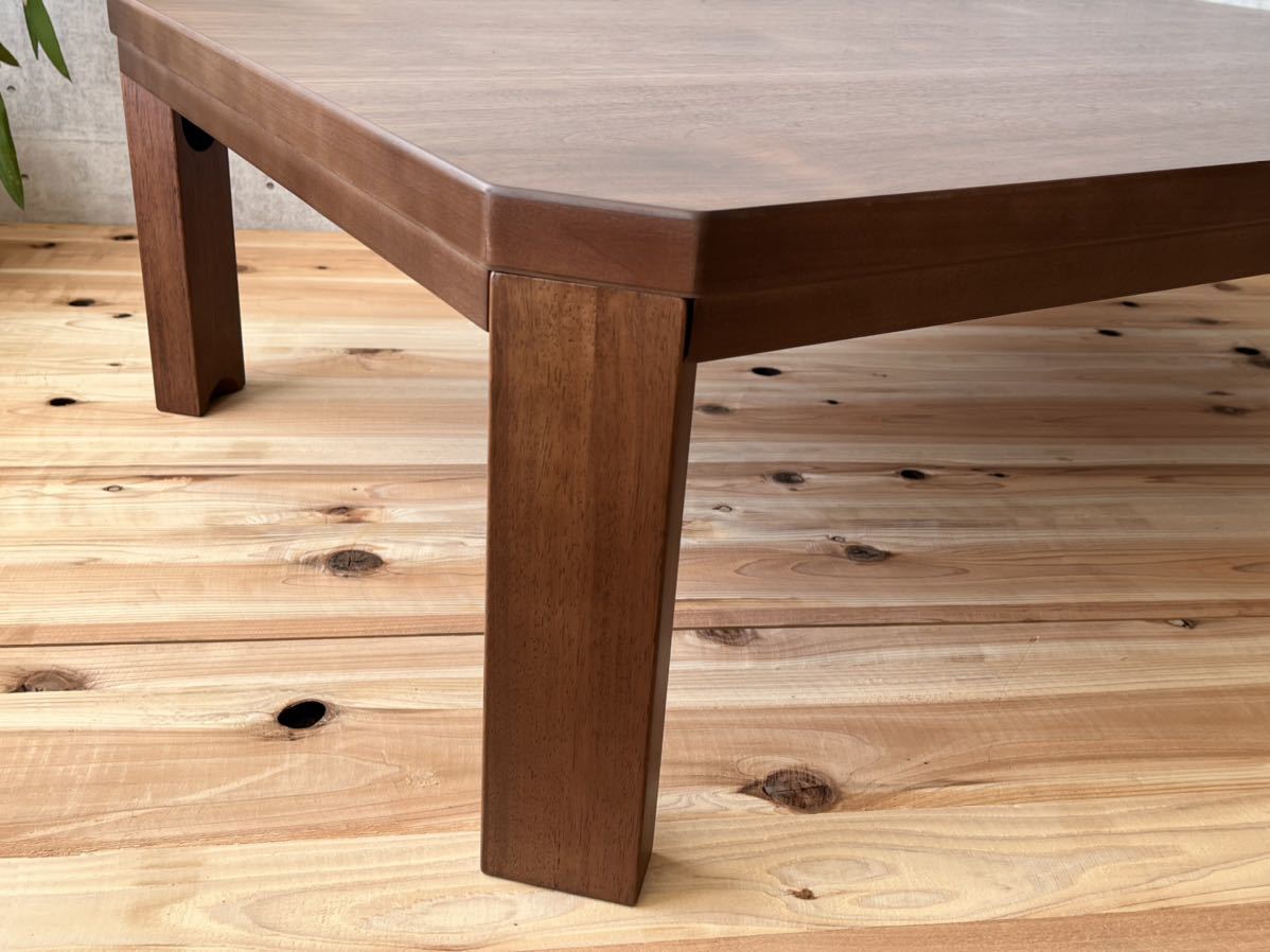  living table 120×75 new goods walnut .. board domestic production low table 