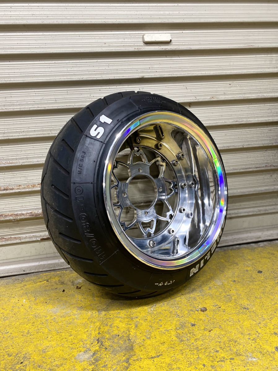 KEEPSPEED 7.5j ホイール 弥生風スペーサー セット モンキー ゴリラ ダックス シャリー カブ ジャズ マグナ KEEPSPEED 7.5j ホイール 弥生風スペーサー セット モンキー ゴリラ ダックス シャリー カブ ジャズ マグナ