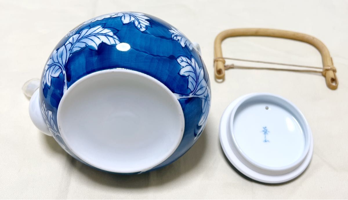 新品 有田焼 華山窯 超軽超薄 牡丹花柄急須&湯呑5客 茶器セット 新品 有田焼 華山窯 超軽超薄 牡丹花柄急須&湯呑5客 茶器セット