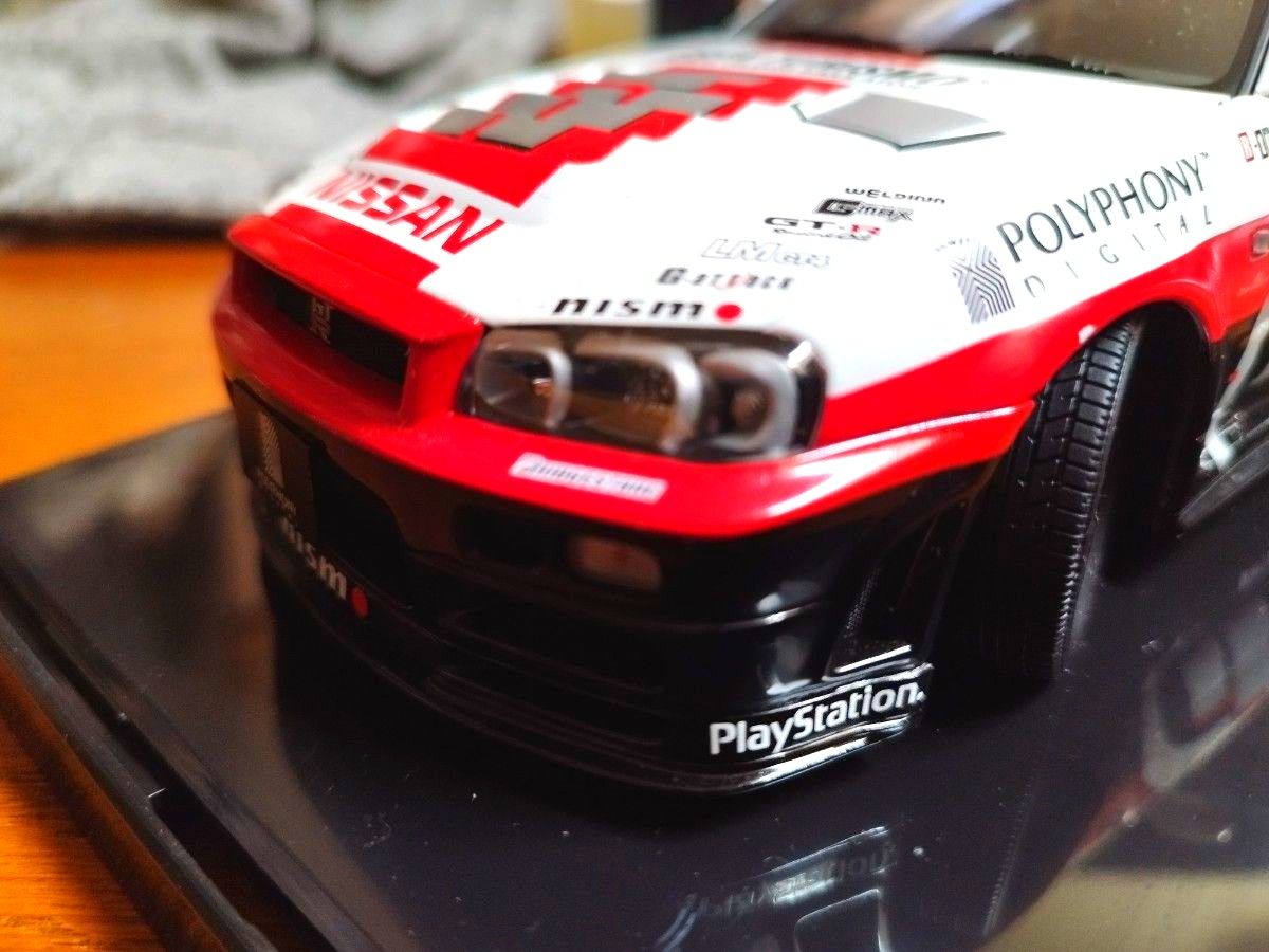 ケース付】グランツーリスモ GT-R R34 オートアート 日産 ケース付】グランツーリスモ GT-R R34 オートアート 日産