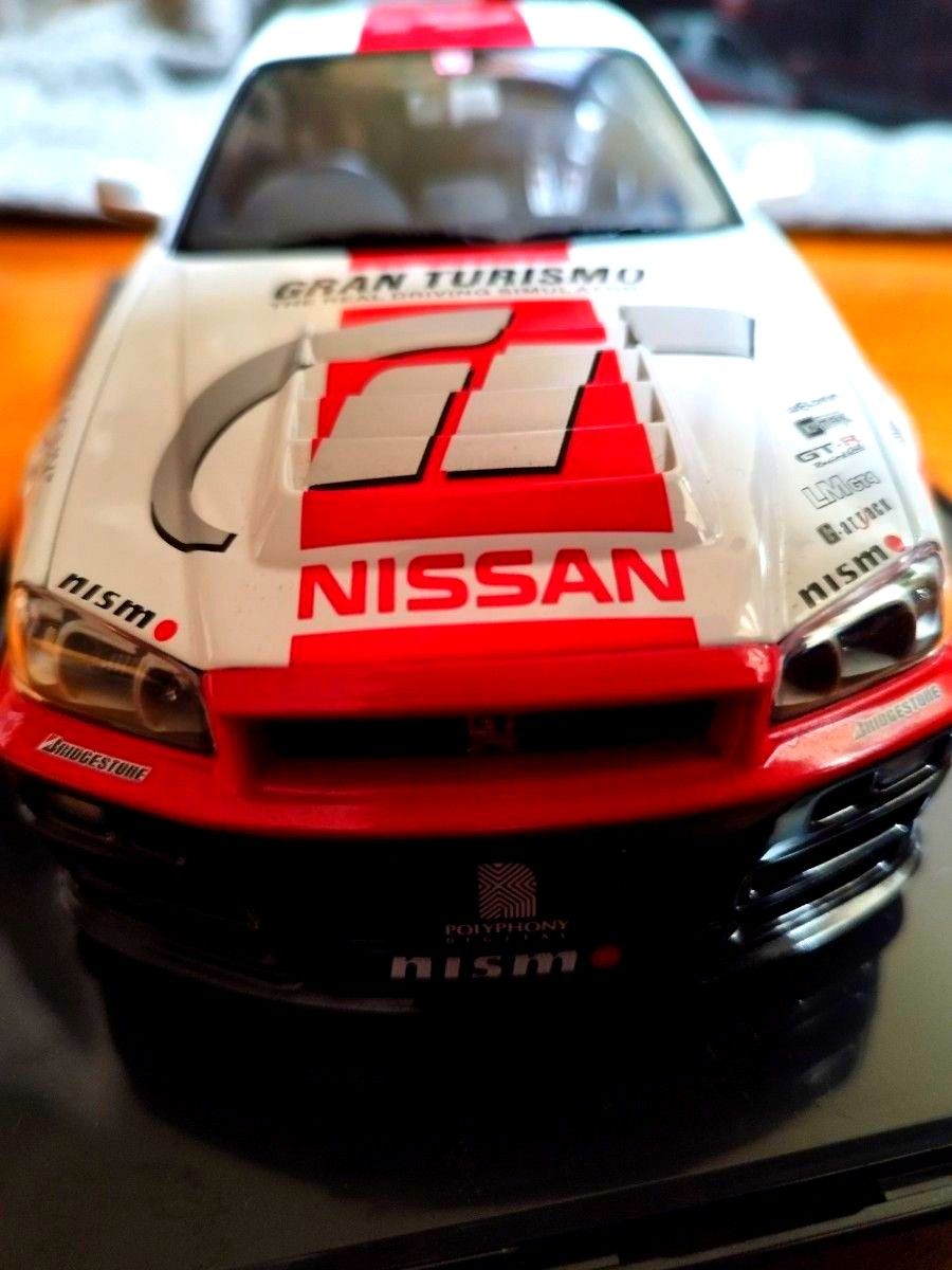 ケース付】グランツーリスモ GT-R R34 オートアート 日産 ケース付】グランツーリスモ GT-R R34 オートアート 日産
