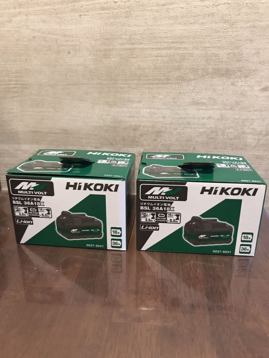 HiKOKI BSL36A18x 純正 リチウムイオンバッテリー 36V/18V 日立工機