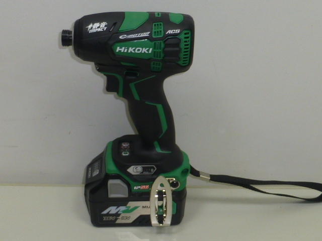 新品 Hikoki コードレス静音インパクトドライバ WHP18DBL ハイコーキ