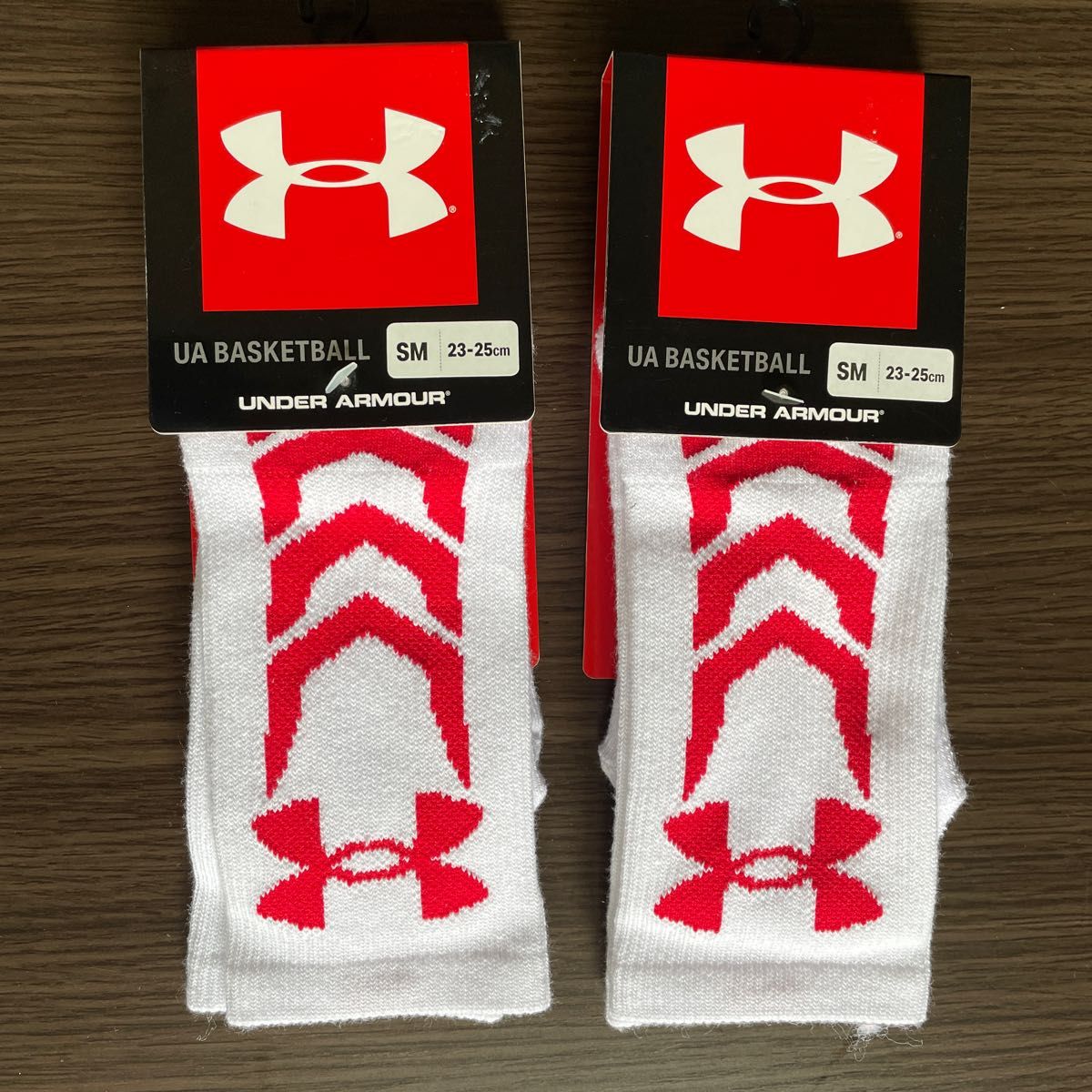 アンダーアーマー UNDER ARMOUR バスケットボール メンズソックス 23〜25cm 未使用品　2セット