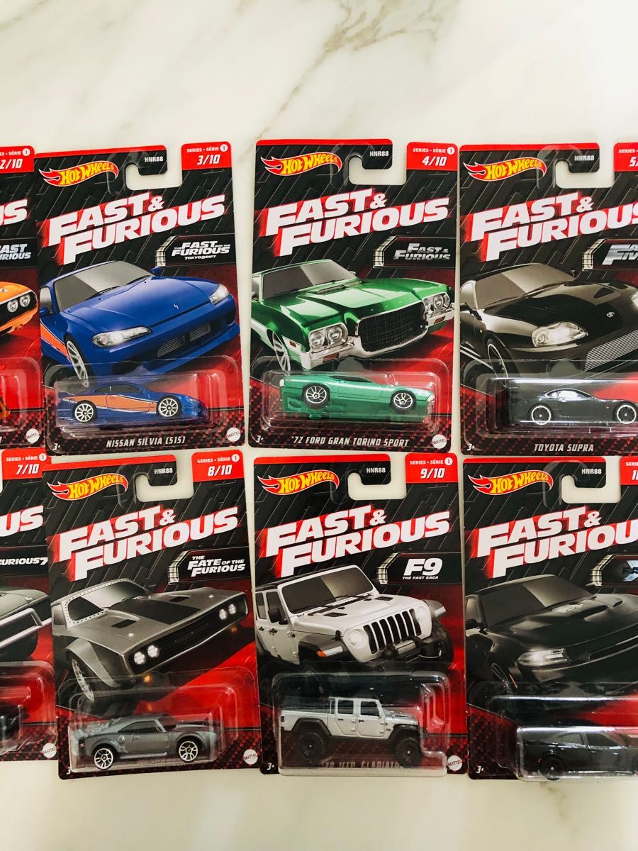 ホットウィール 新作 ワイルドスピード FAST&FURIOUS 全10種 ホットウィール 新作 ワイルドスピード FAST&FURIOUS 全10種