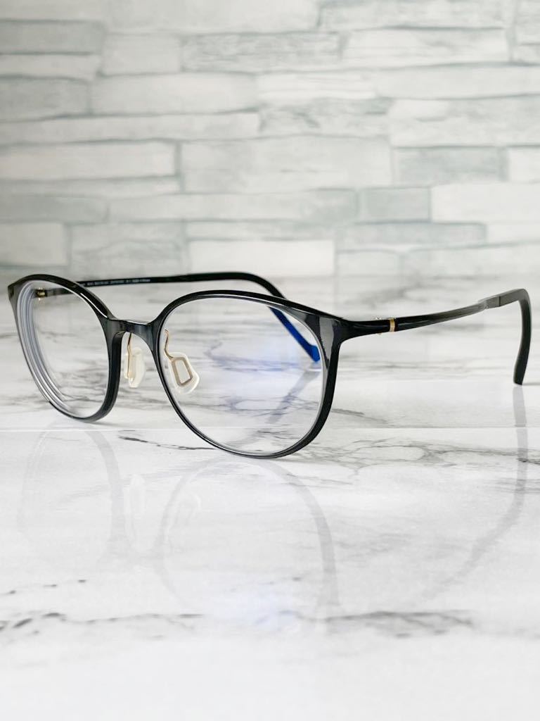 Zoff SMART Skinny ZJ71017-B-1 ゾフスマート ボストン型 ブラック 眼鏡 良品