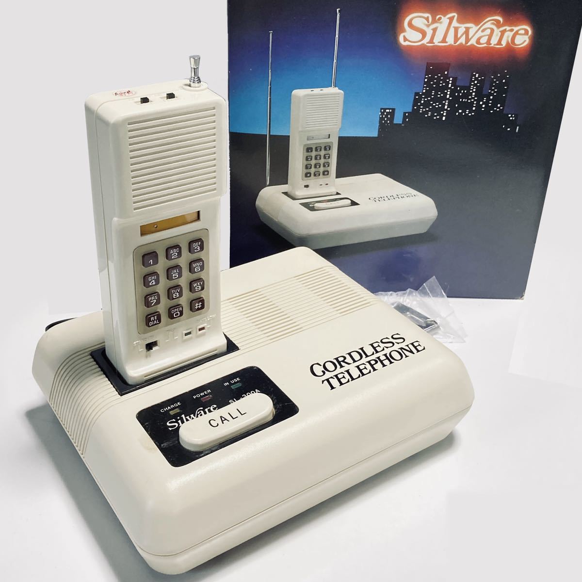  rare goods cordless telephone machine most the first period model Showa Retro Space Age near future retro Future 