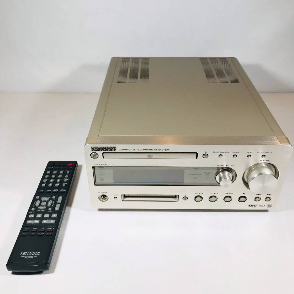 JVCケンウッド CD/MDレシーバー ゴールド R-K700-