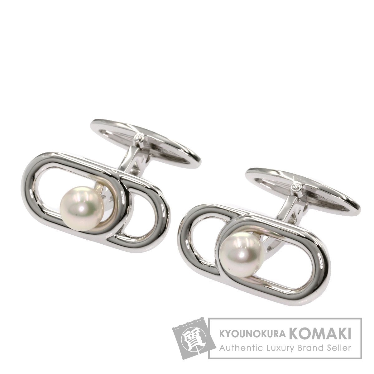 逆輸入 真珠 アコヤパール ミキモト MIKIMOTO カフス 中古 メンズ シルバー その他 逆輸入 真珠 アコヤパール ミキモト MIKIMOTO カフス 中古 メンズ シルバー その他