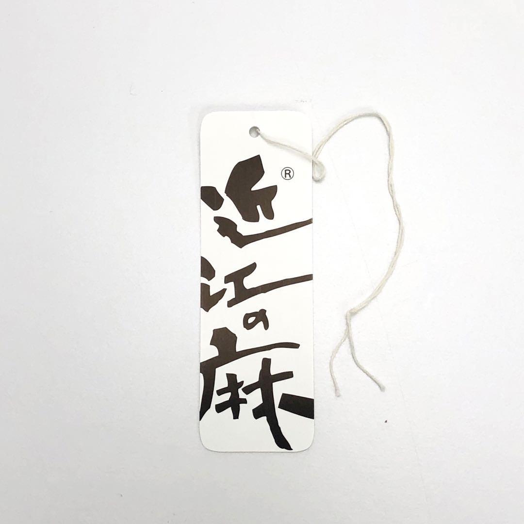 O-2723 夏帯 名古屋帯 近江の麻 笹の葉に燕 刺繍 グラデーション