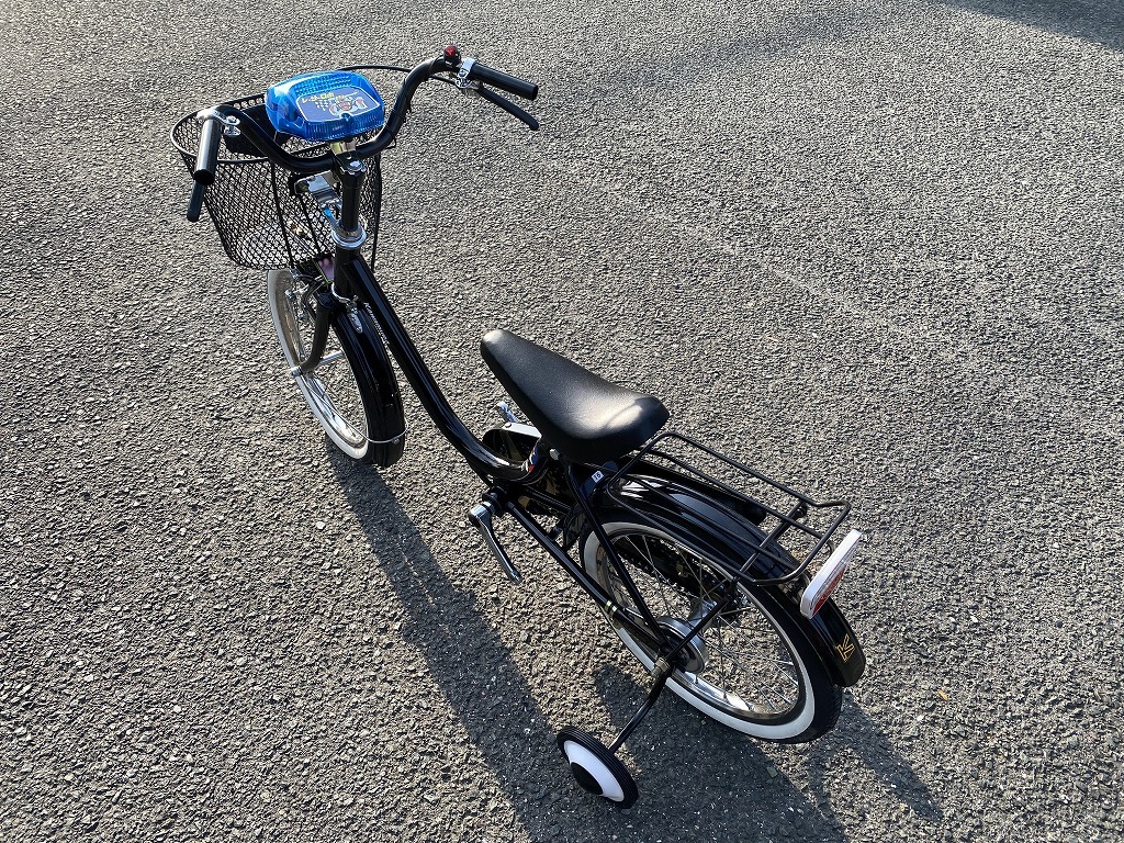 カワムラサイクル　ロボ　１６インチ　黒系　デッドストック　幼児車　子供車　90ｃｍ～_画像4