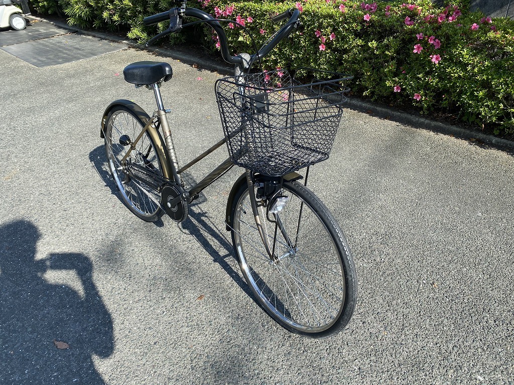 千代鶴自転車　敷島　キャメルシティ　チヂミ　ベルト　２４型シングル　デッドストック_画像2