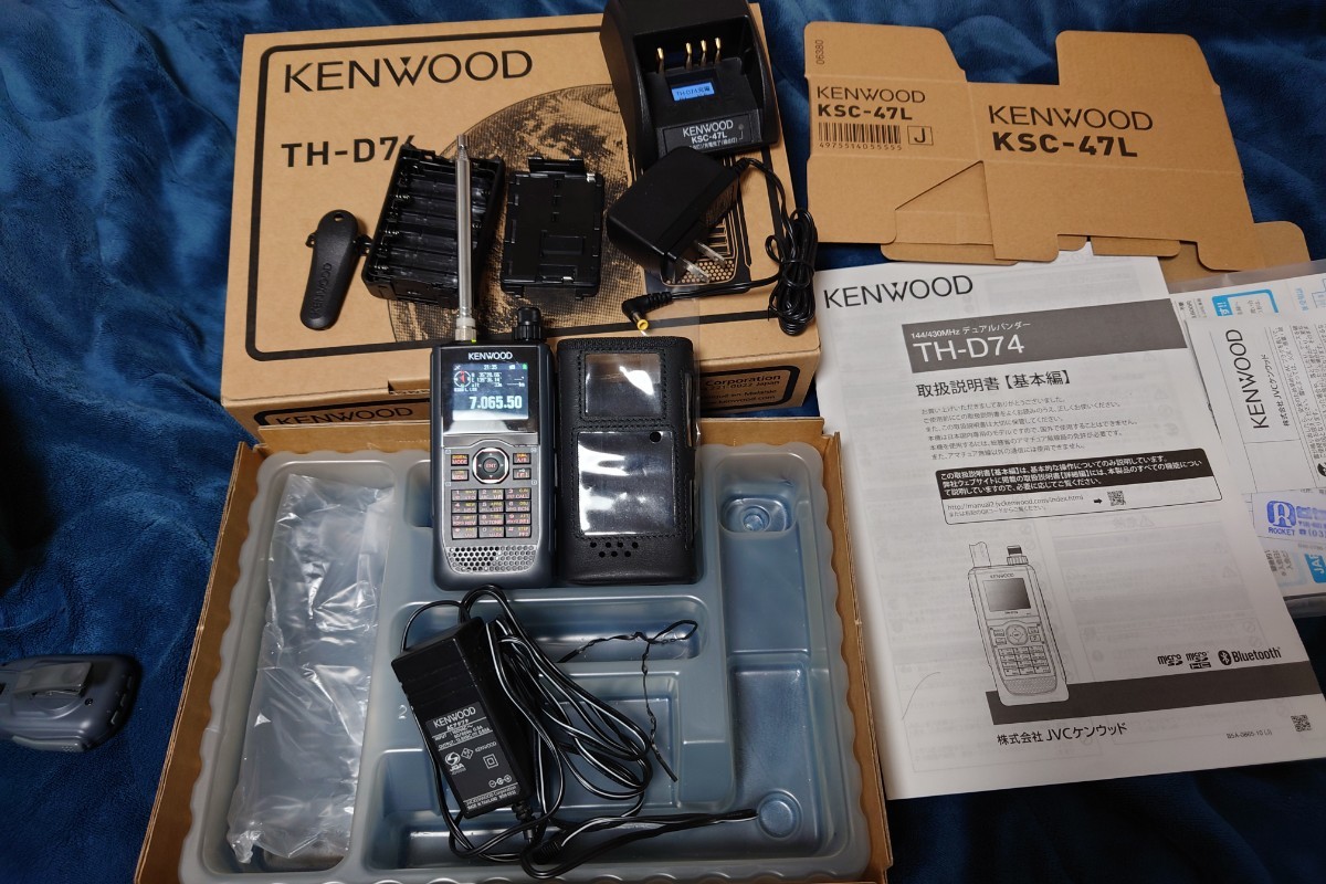 KENWOOD TH-D74 ほとんど使用せず箱入り保管 美品。オプション等多数