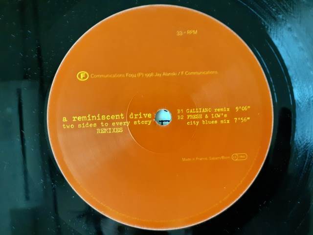 A Reminiscent Drive - Two Sides To Every Story Remixes ★Galliano 12” ag*si_画像2