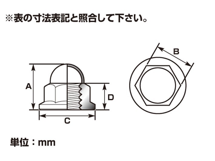 KITACO　フランジ付袋ナット　24ｋコーティング／セレート無／ステンレス　M８/P1.25 　２個　0901-001-040021　キタコ　（ST106）_画像4