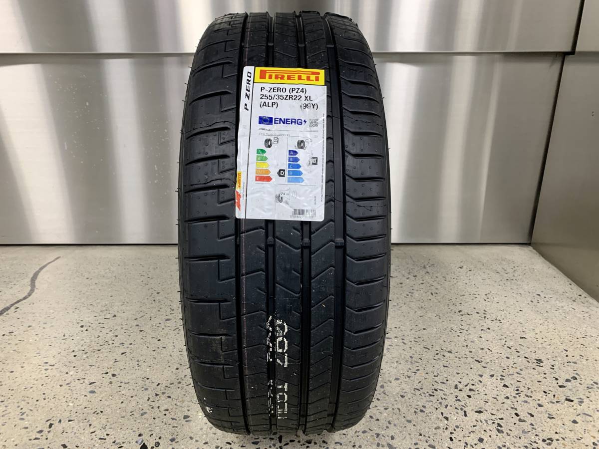 【新品】PIRELLI ピレリ P-ZERO ピーゼロ PZ4 255/35R22 (255/35ZR22) 2022年38週①_画像1