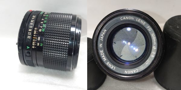 ☆希少!極上☆CANON キヤノン NEW FD 100mm F2.8☆完動品