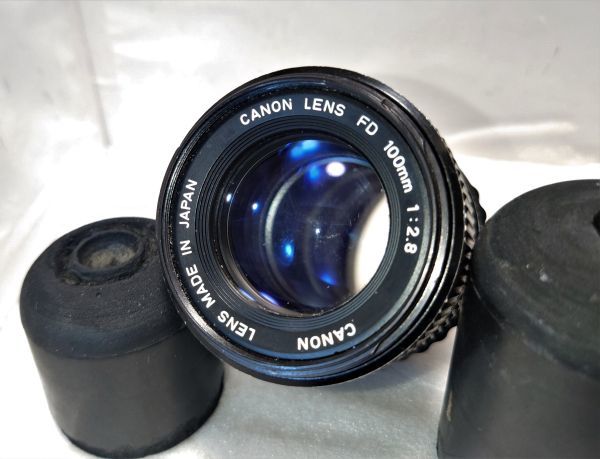 ☆希少!極上☆CANON キヤノン NEW FD 100mm F2.8☆完動品