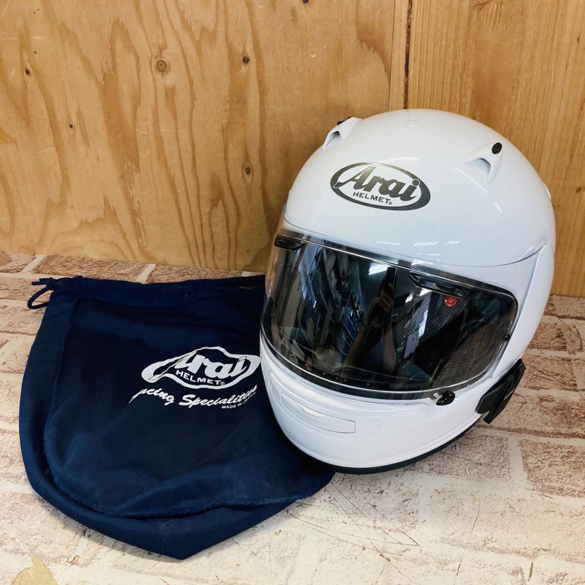 袋付き Arai Quantum-J フルフェイスヘルメット | www.sindificios.com.br