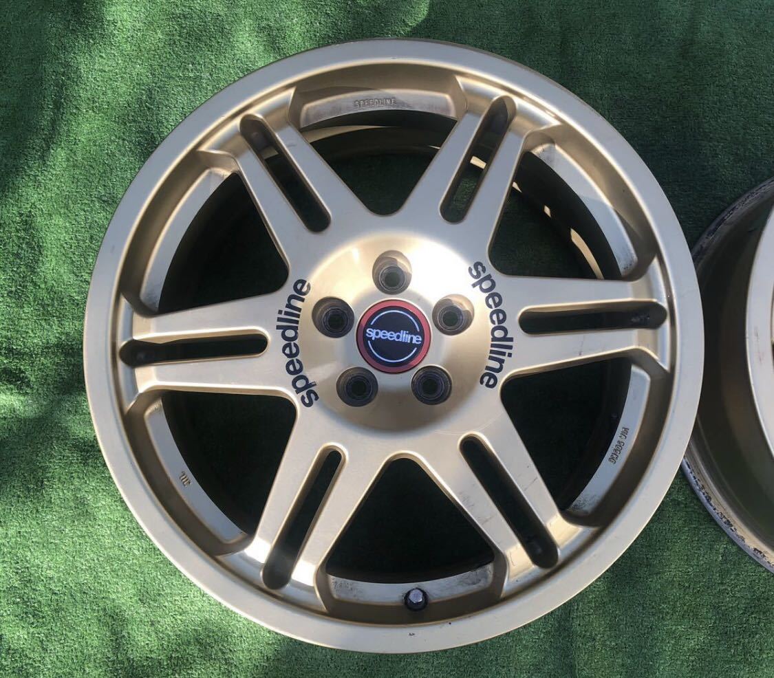 speedline 2本ホイール (17x7JJ) 17インチ オフセット 48 PCD 100の画像3