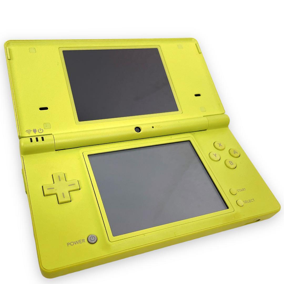 極美品 NINTENDO DS ニンテンドーDSI 本体 ライムグリーン 黄緑-