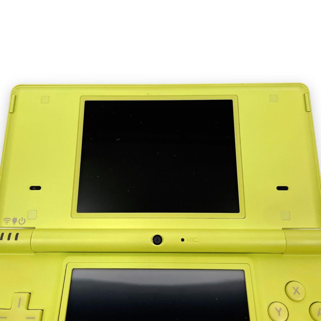極美品 NINTENDO DS ニンテントー DSI 本体 ライムグリーン 黄緑