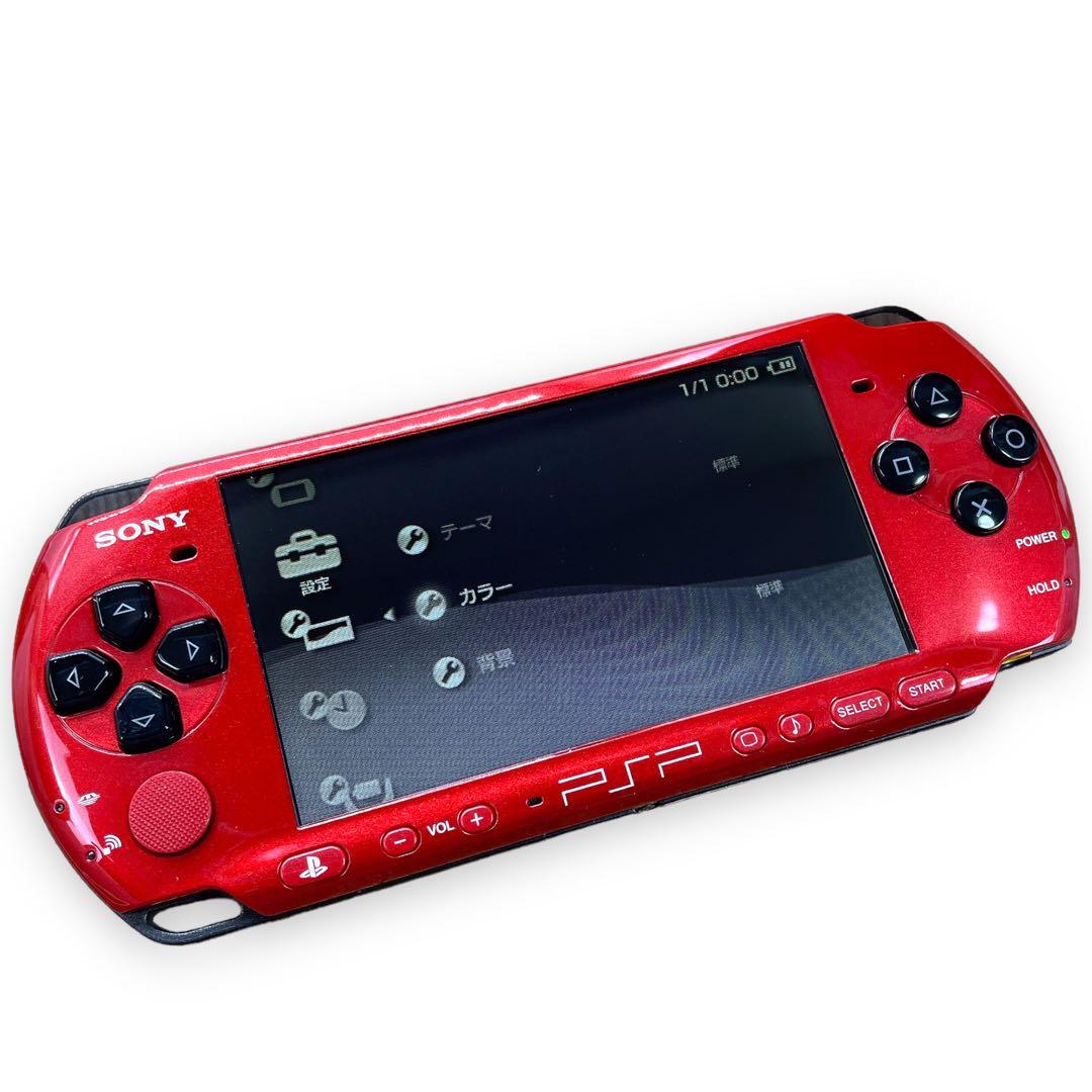 PSP-3000 本体 赤黒 レッドブラック プレイステーションポータブル-