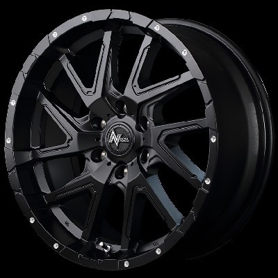 ハイエース ナイトロパワー デリンジャー 17x6.5 +38 セミグロスブラック GODYEAR NASCAR 215/60R17 200系 DERINGER 17インチ_画像1