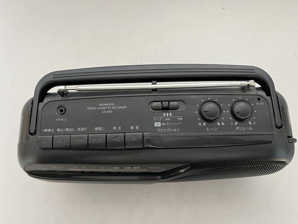 G051114 三洋 SANYO ラジカセ ラジオカセットレコーダー U4-A55の画像4