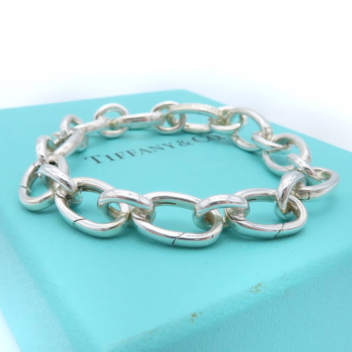 送料無料】 極希少 美品 Tiffany&Co. ティファニー クラスプ リンク