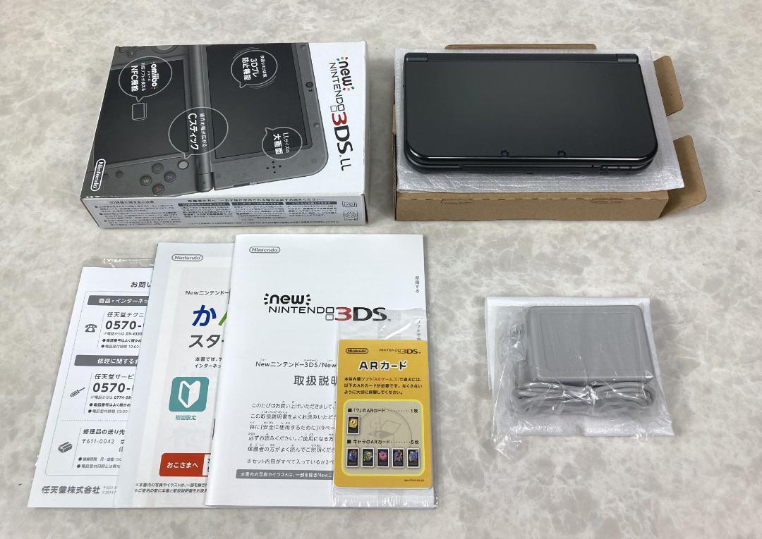 極美品☆New ニンテンドー3DS LL NINTENDO メタリックブラック