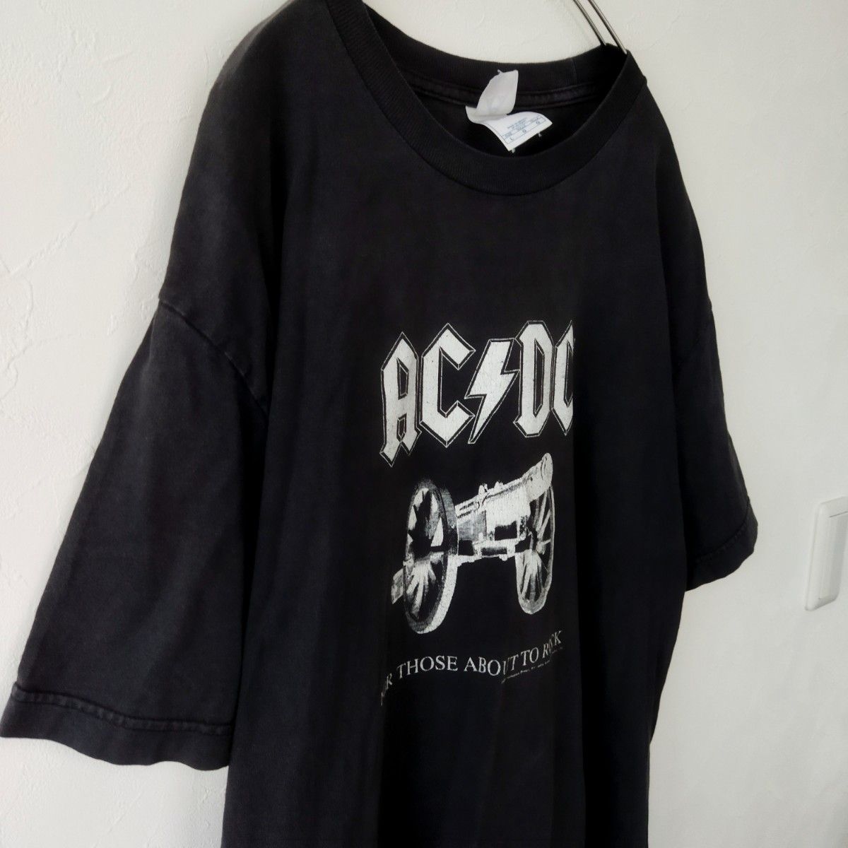 90s vintage ACDC AC/DC エーシーディーシー ビッグロゴ　バンドTシャツ