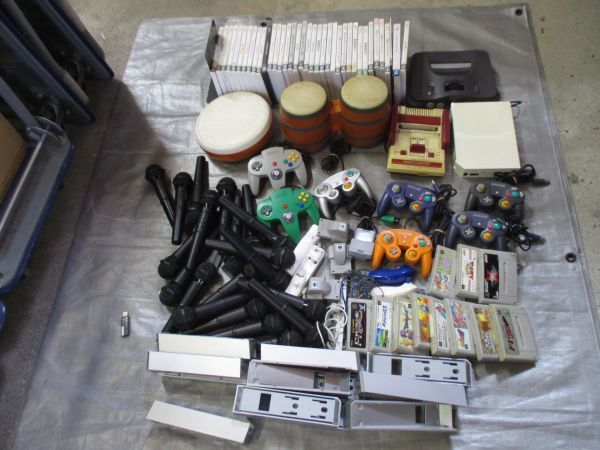 同梱不可】 Wii ジャンク 64 大量セット JU14 ファミコンなど 本体