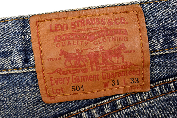 K-4084★美品★Levi's リーバイス 504-03★2003年5月製造 日本製 ヴィンテージ加工 デニム 太め ルーズフィット ストレートジーンズ W-31_画像4