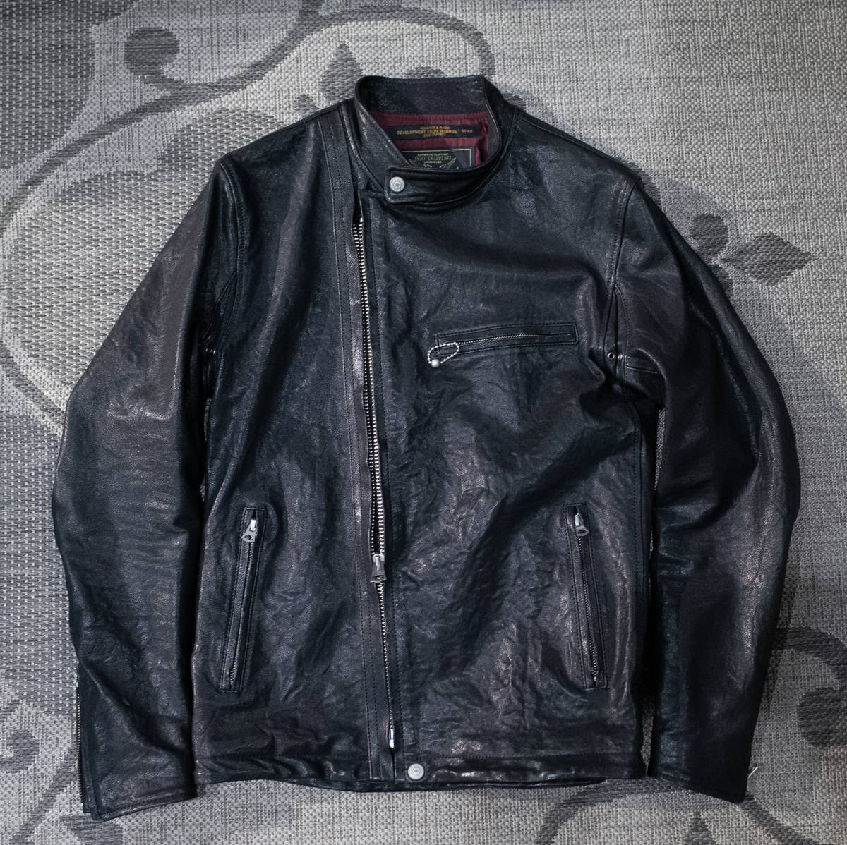 48（ML位） EGO TRIPPING COSSACK GOAT LEATHER JK 山羊革 ゴート