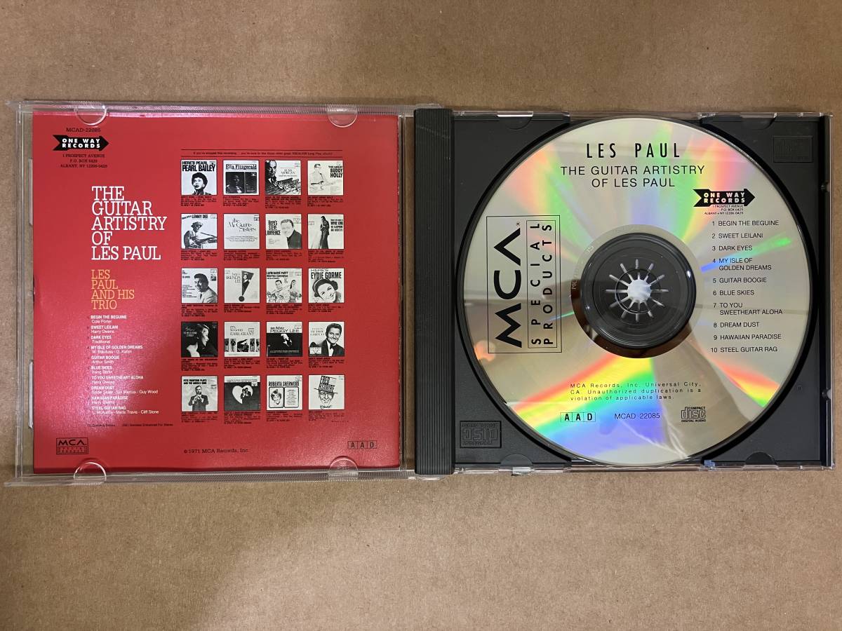 ★即決CD Les Paul レス・ポール The Guitar Artistry Of Les Paul 輸入盤 MCAD-22085 本に軽いプラケースカミ_画像2