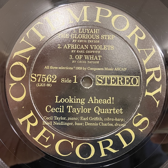 本物 通販 ○即決LP Cecil Taylor Looking Ahead s7562 j36878 米オリジナル、Dg Stereo ジャズ 