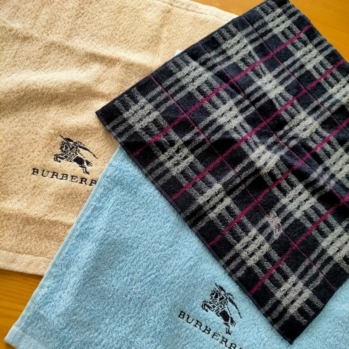 BURBERRY - バーバリー BURBERRY タオルハンカチ ノバチェック