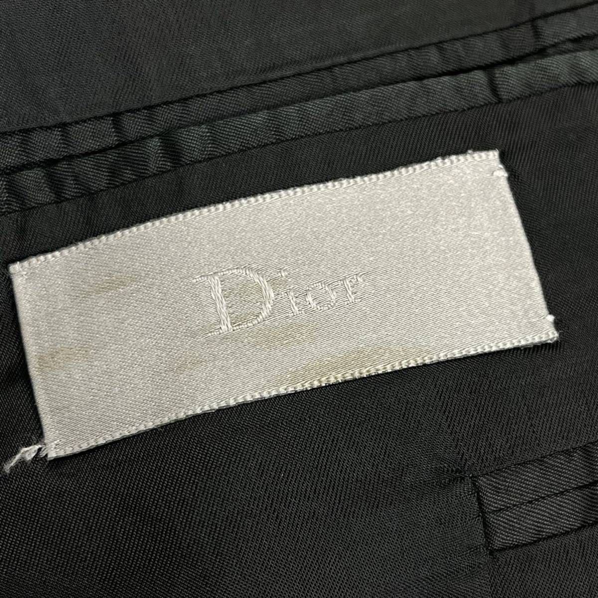 DIOR HOMME ディオールオム 05SS コットン シングル テーラードジャケット＆スラックスパンツ セットアップスーツ 5EH1072084