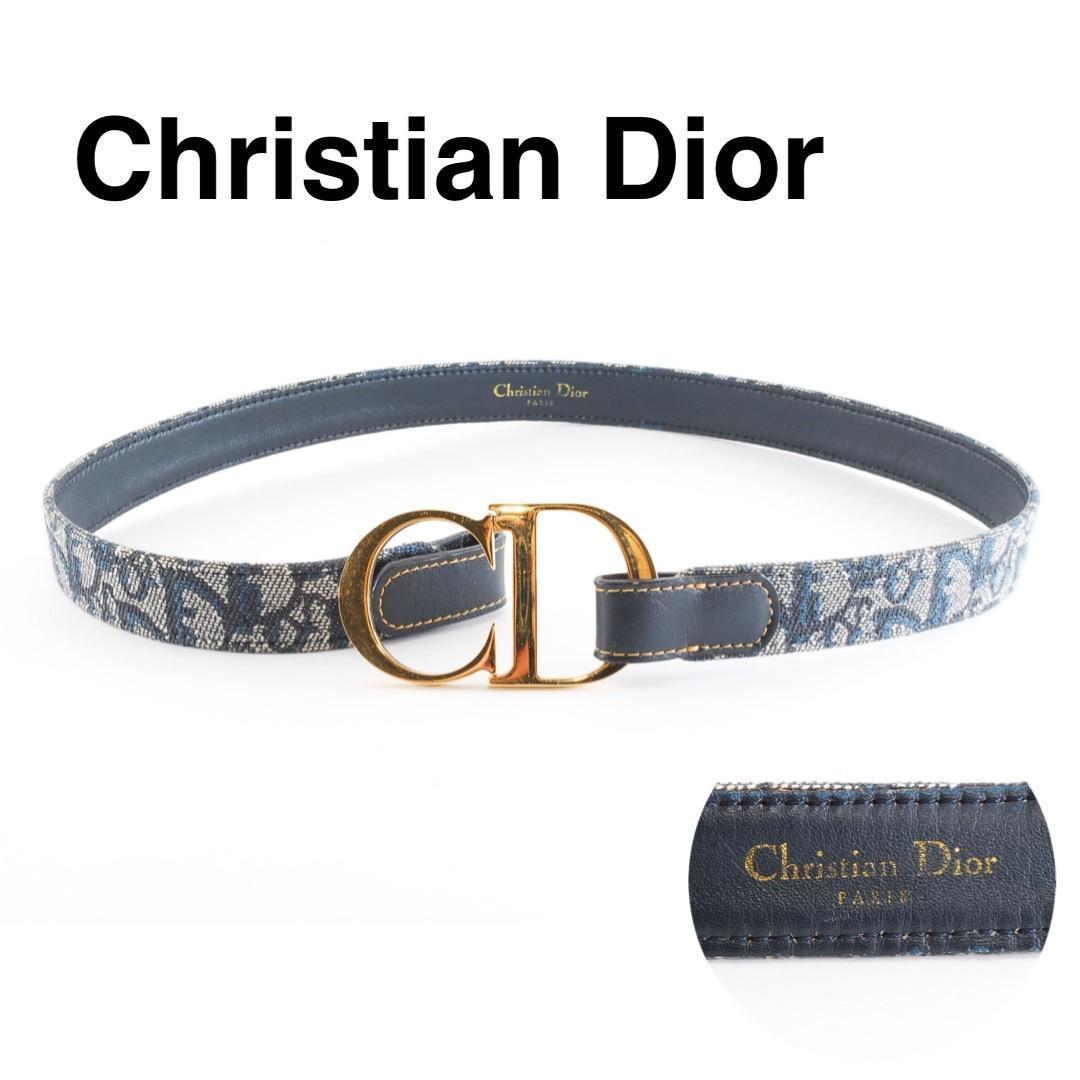 美品☆Christian Dior クリスチャンディオール ベルト トロッター CD