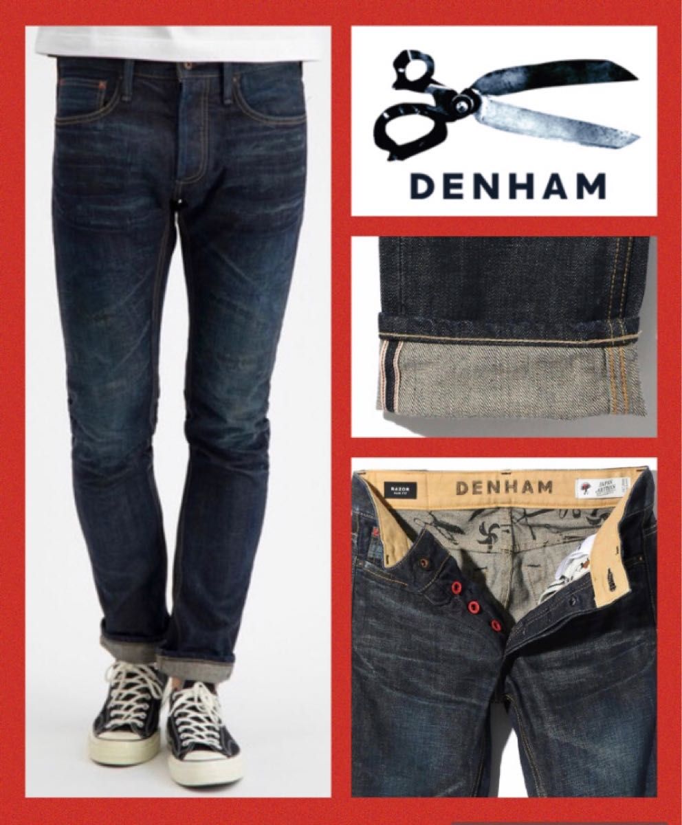 限定 希少 美品】DENHAM RAZOR JNW セルビッチ 赤耳 W28 | noonanwaste.com