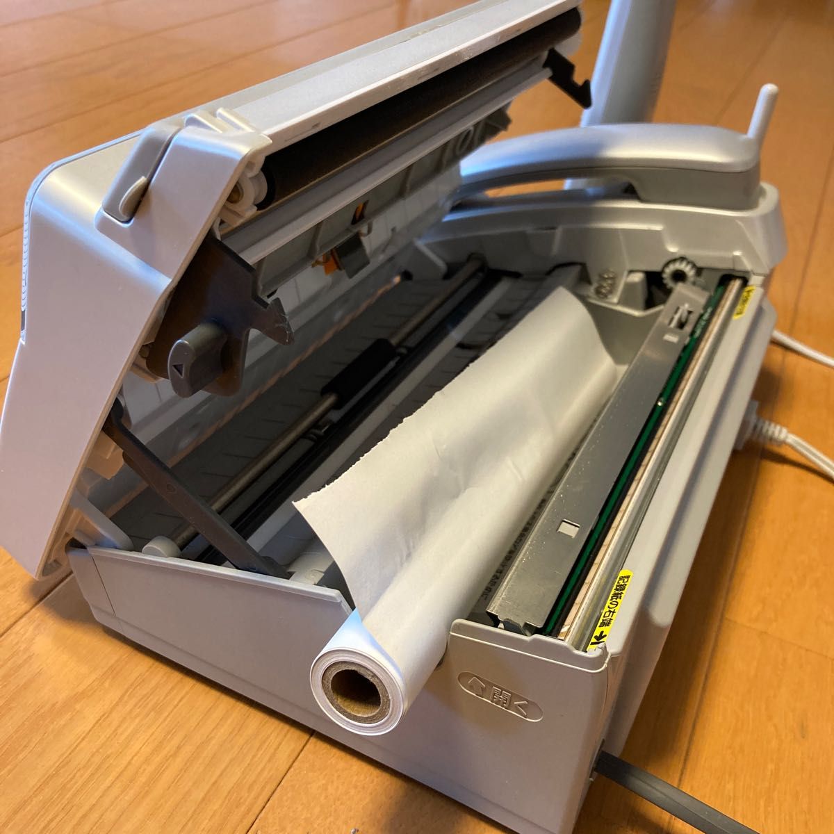 パナソニック FAX 感熱紙タイプ 子機1台付き 1.5m電話線ケーブル付き シルバー KX-PW211-S