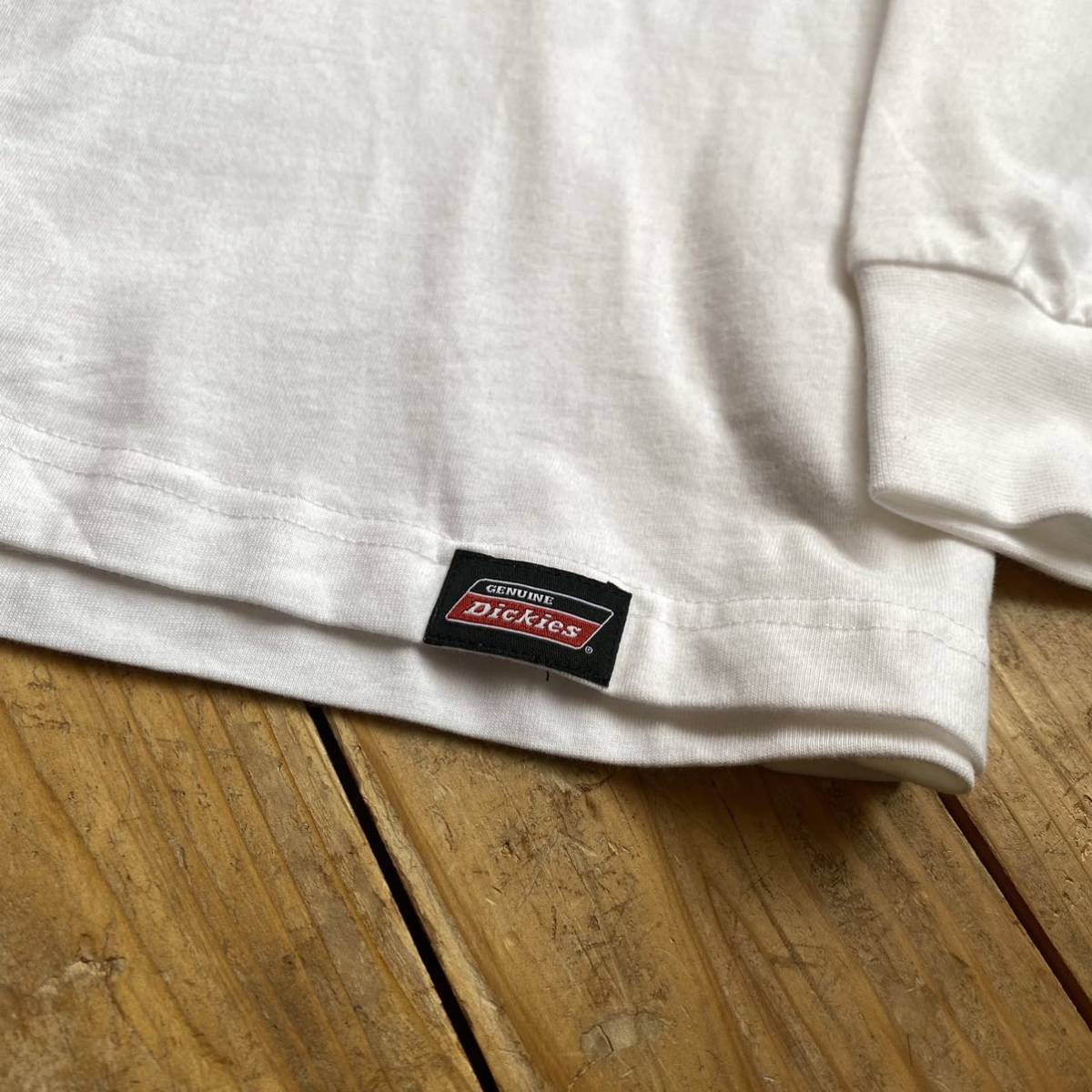 新品 Dickies ディッキーズ 半袖 メンズ 長袖 Tシャツ ロンT ロングスリーブ XL ホワイト ポケット アウトドア タグ付き未使用品 T1967_画像8