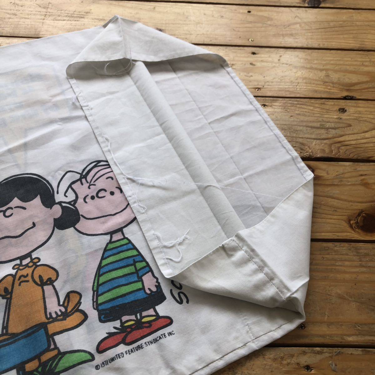 USA ヴィンテージ ピローケース PEANUTS ピーナッツ 枕カバー