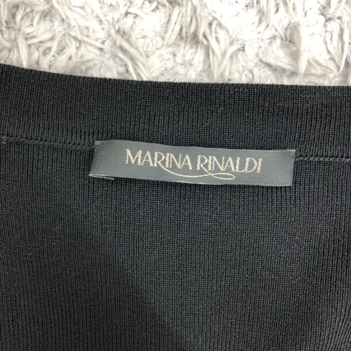MARINA RINALDI マリナリナルディ 長袖 デザイントップス シースルー