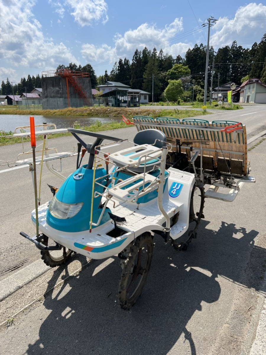 田植機 クボタ JJ4 実働品 岩手県花巻市出品