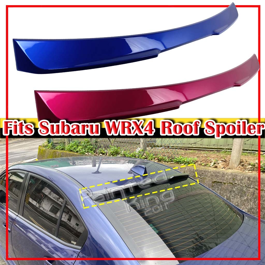 塗装込み 2015-2021 スバル WRX STI S4 VA エアロ リアルーフスポイラー リアガラススポイラー X TYPE ABSの材質 各純正色対応_画像1