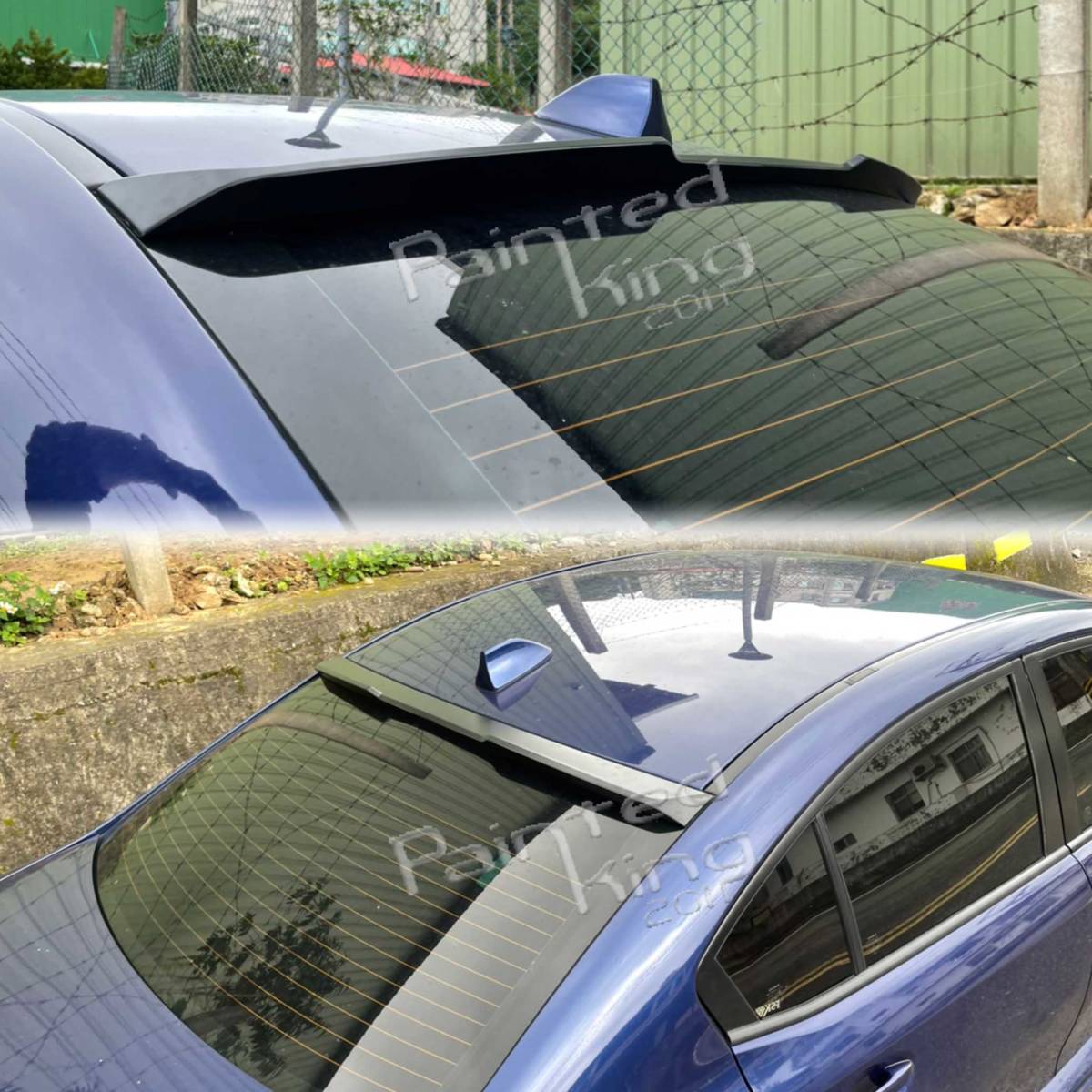 塗装込み 2015-2021 スバル WRX STI S4 VA エアロ リアルーフスポイラー リアガラススポイラー X TYPE ABSの材質 各純正色対応_画像5