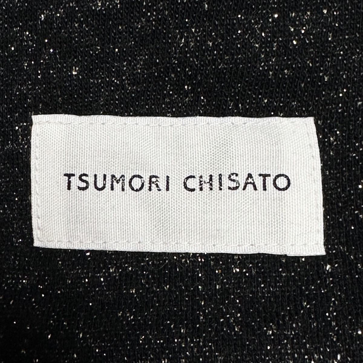 TSUMORI CHISATO ツモリチサト ★ 半袖スウェット ロング丈 トップス 鹿バンビ トレーナー チュニック ラメ 2 プルオーバー ブランド レア